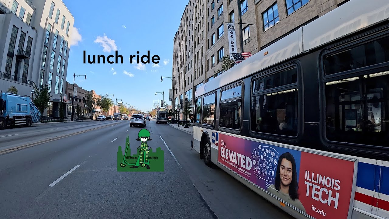 scoot 245 - lunch ride - slse, music, ambient sound - 4k