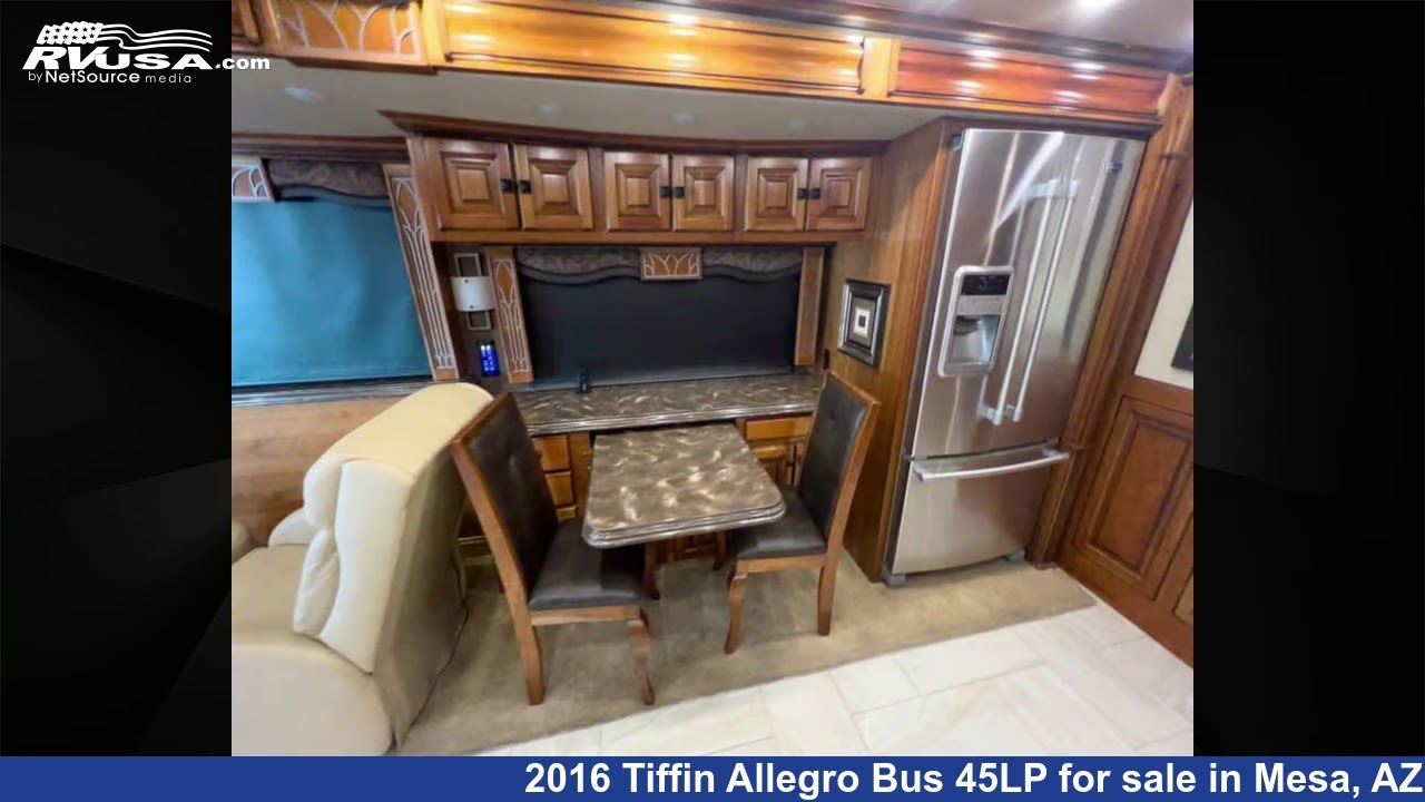 Unbelievable 2016 Tiffin Allegro Bus Class A RV For Sale in Mesa, AZ | RVUSA.com