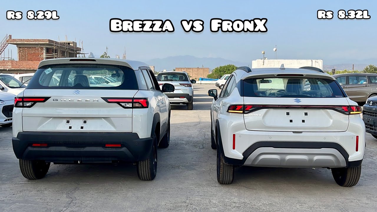 New Maruti Suzuki FronX vs Brezza 2023 🔥 Which one should you buy under Rs 9 Lakhs? Brezza or Fronx