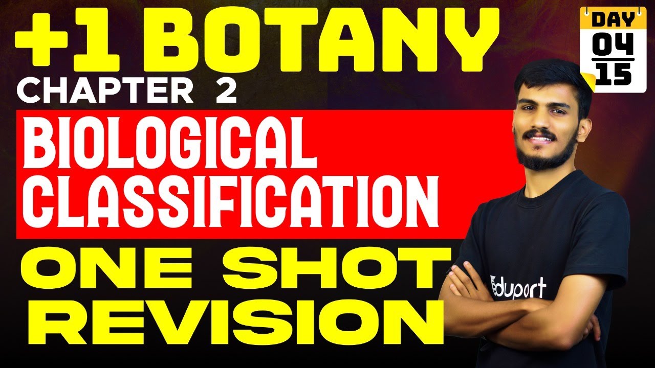 Plus One Onam Exam Botany | Chapter 2 | Biological Classification - One Shot | Eduport
