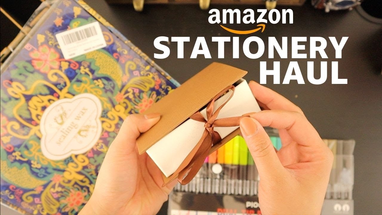 Wax Stamp Kit and Stationery Organizer from Amazon| ASMR Unboxing