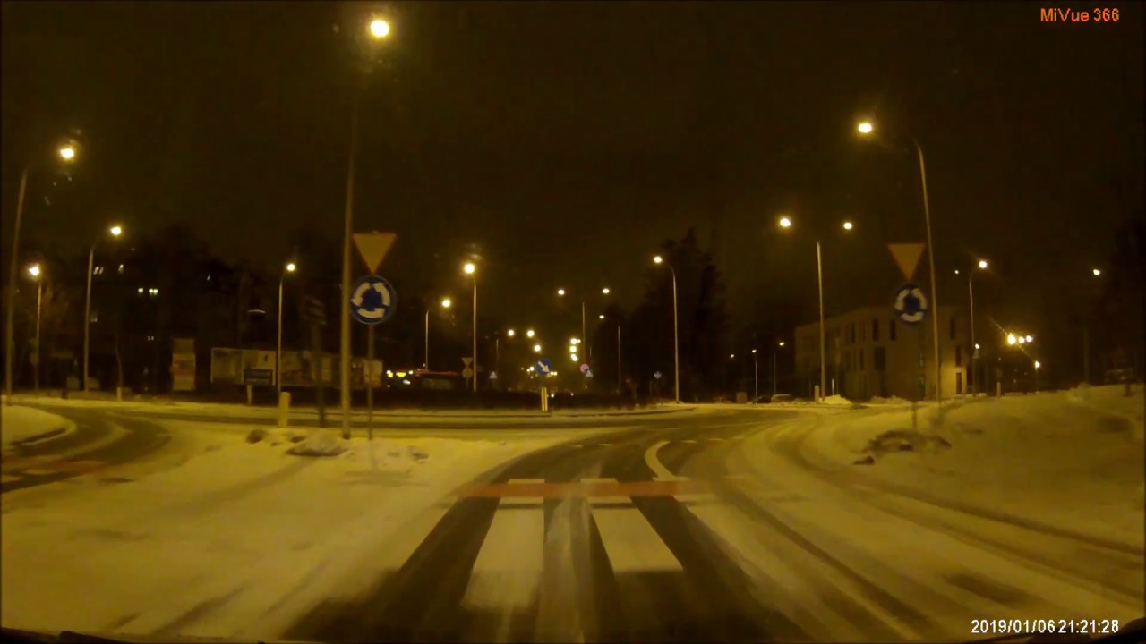 Wieczorne ulice Lublina 6.01. 2019