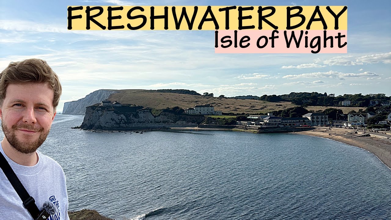 FRESHWATER BAY & The Albion Hotel TOUR - Isle of Wight Travel Vlog