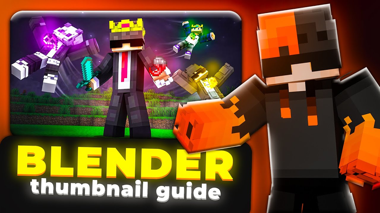 How to Make the Best Minecraft Thumbnails | Blender Tutorial