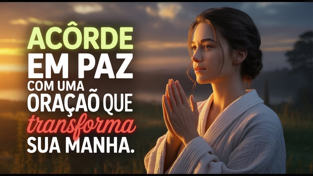 Desperta Hoje com uma Oração Poderosa: Fé, Paz e Gratidão na Luz Divina e Transformadora