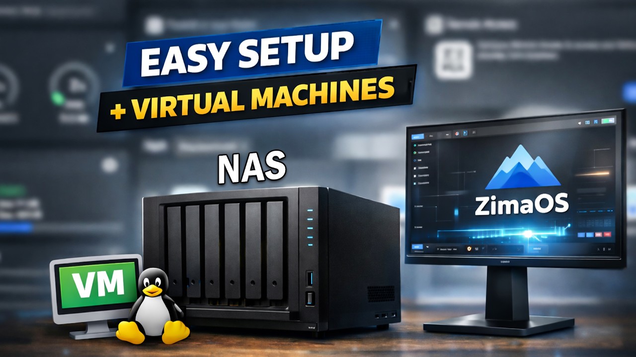 Why ZimaOS Is the Best NAS for Beginners | Easy Setup & Virtual Machine Tutorial