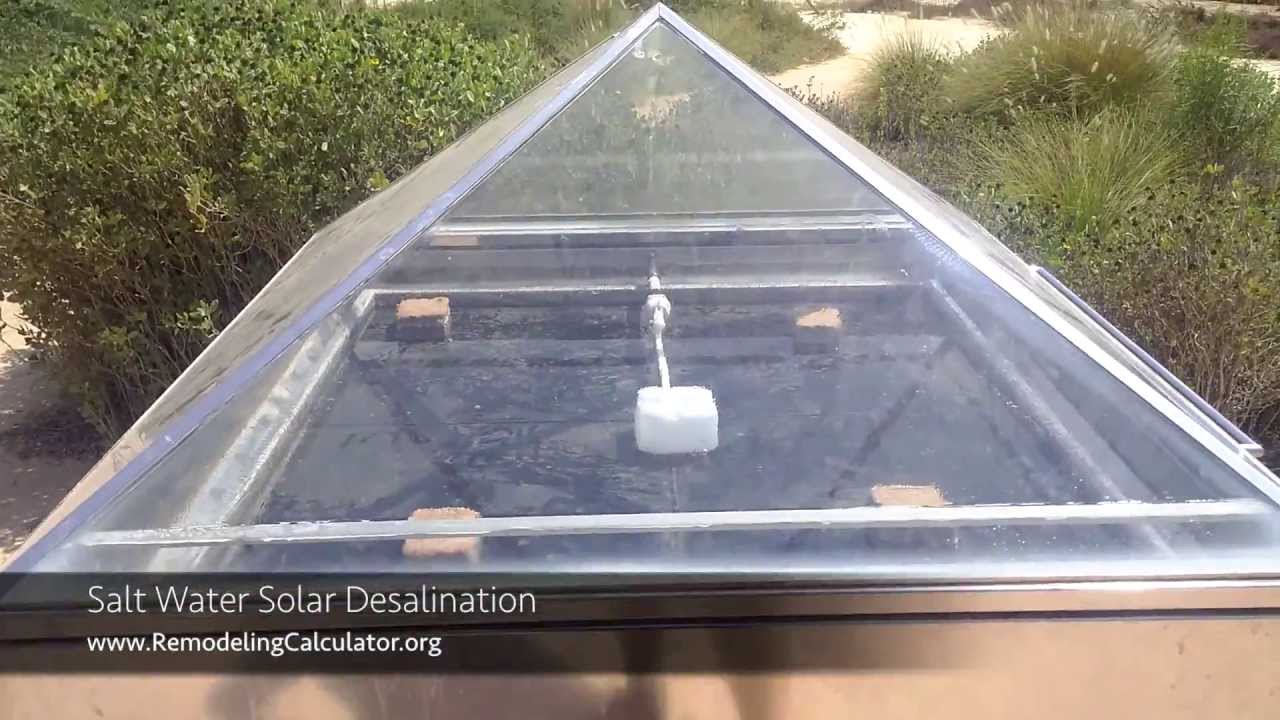 Опреснение соленой воды с помощью солнца — ZERO Energy