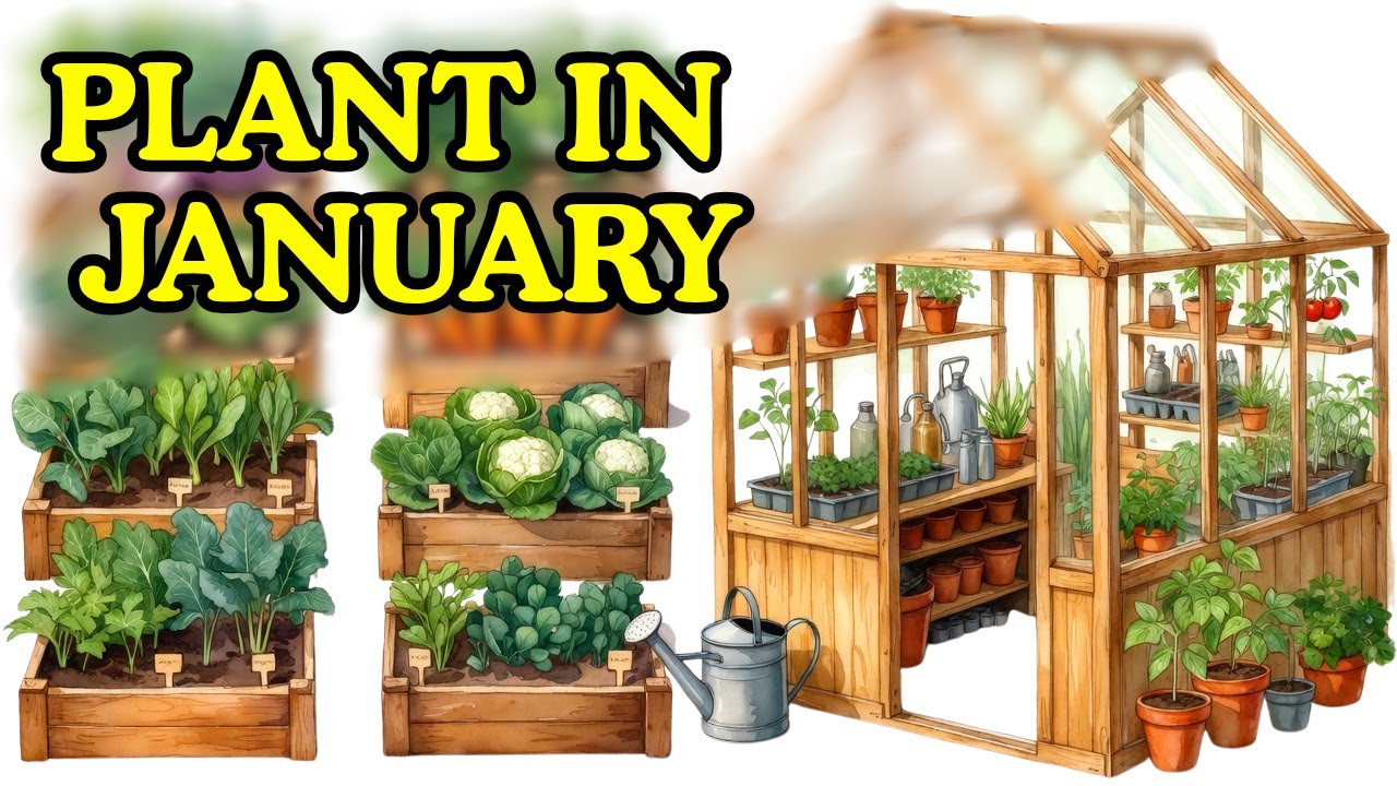 17 Crops You Must Plant in January to Feed Your Famiky for a Year