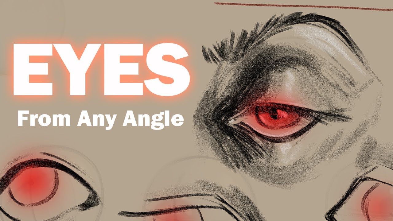 How To Draw Eyes From Any Angle? // Easy Art Tutorial