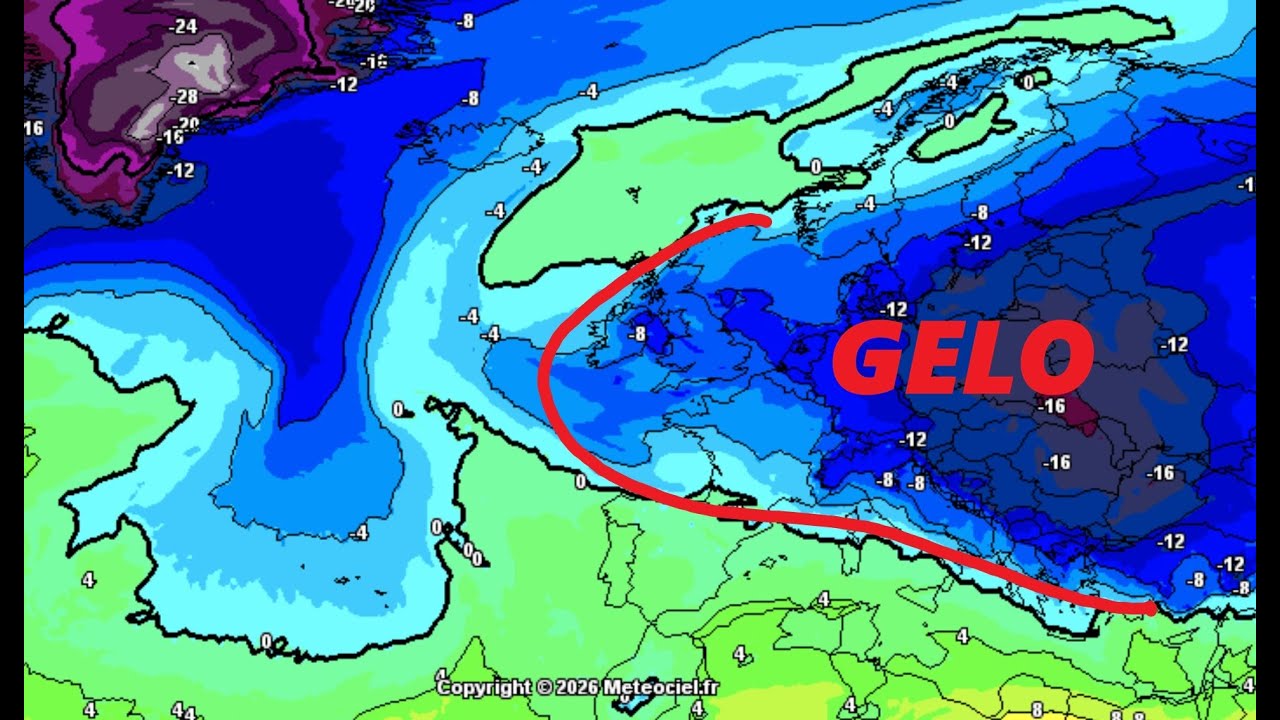 Passion Meteo . Meteo 15 giorni : pioggia neve arco alpino ad ovest ciclone al sud mite poi freddo .