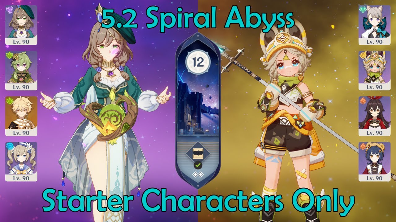 Starter Characters Only: 5.2 Spiral Abyss