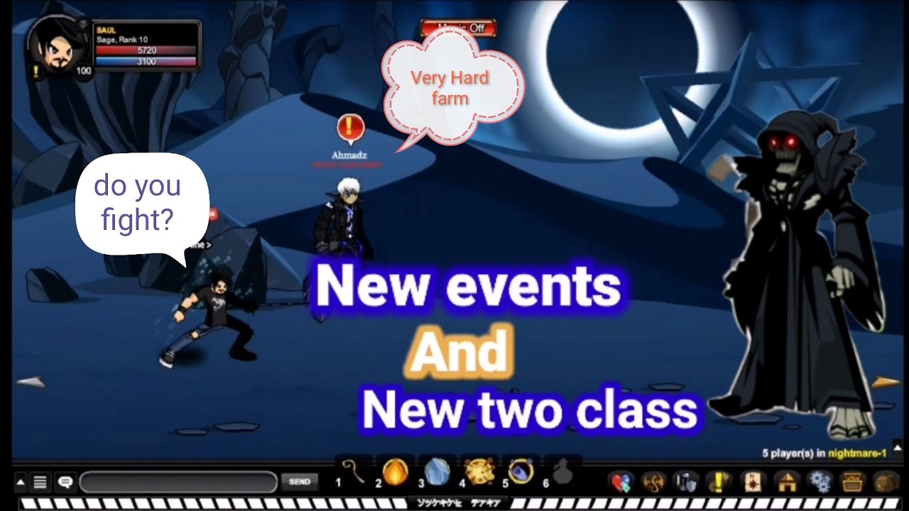AQW PRIVATE SERVER - Origin Saga New two events 2023