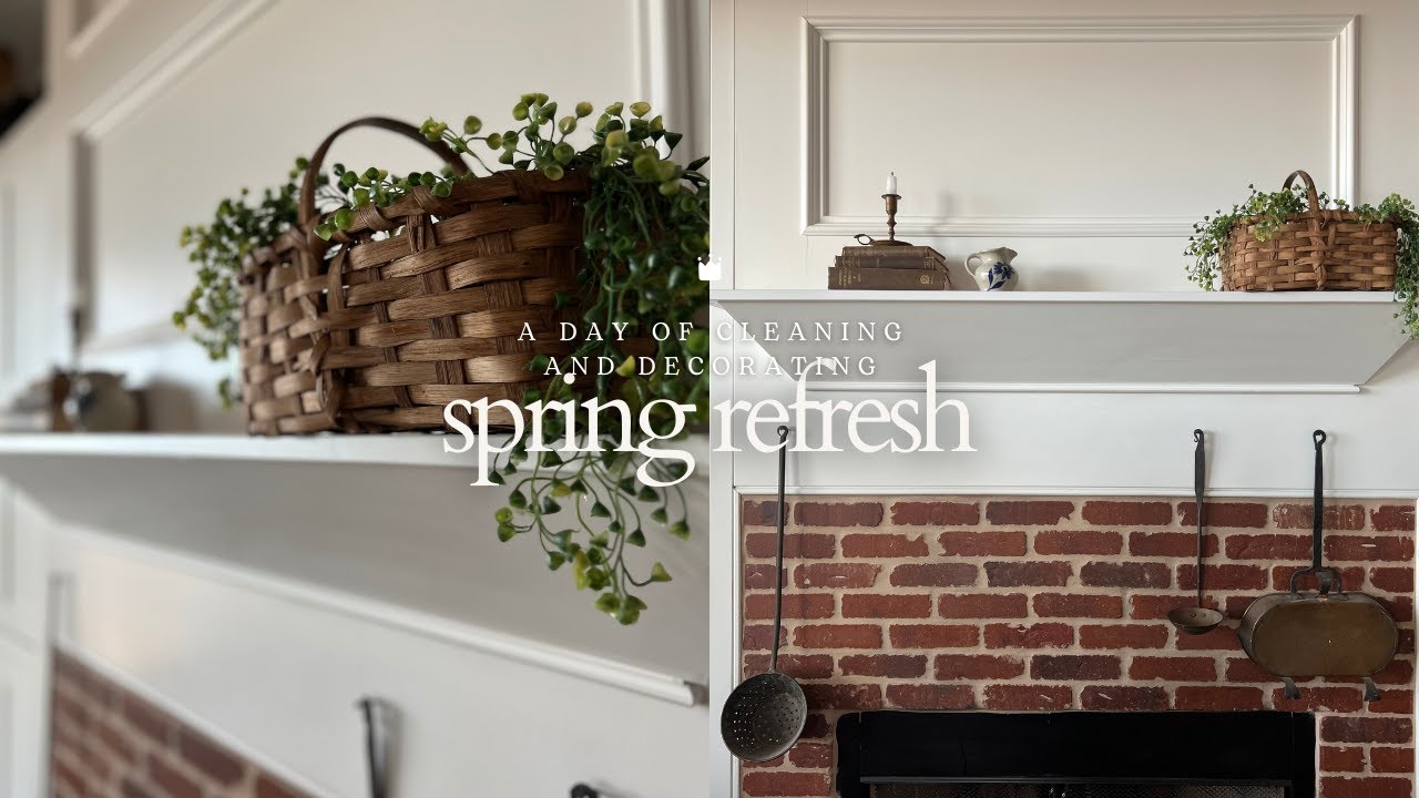 Spring Refresh | A Day Of Spring Cleaning And Decorating