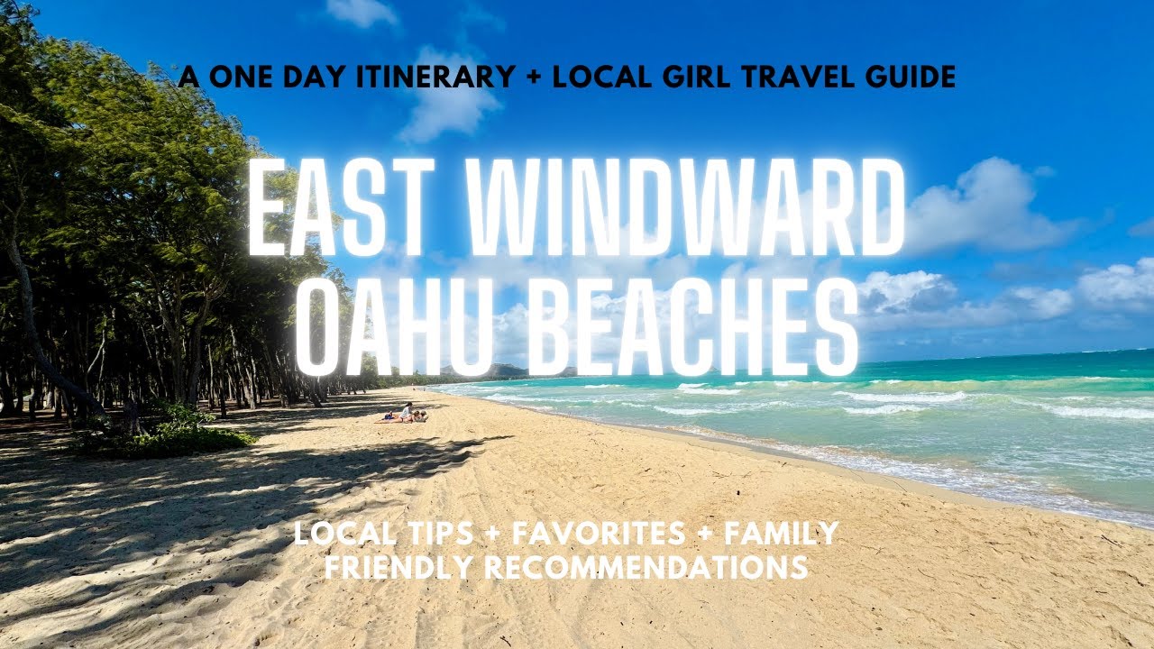1 Day Itinerary Guide to Local + Family Favorite East Windward Oahu Beaches + Brunch At Moena Cafe