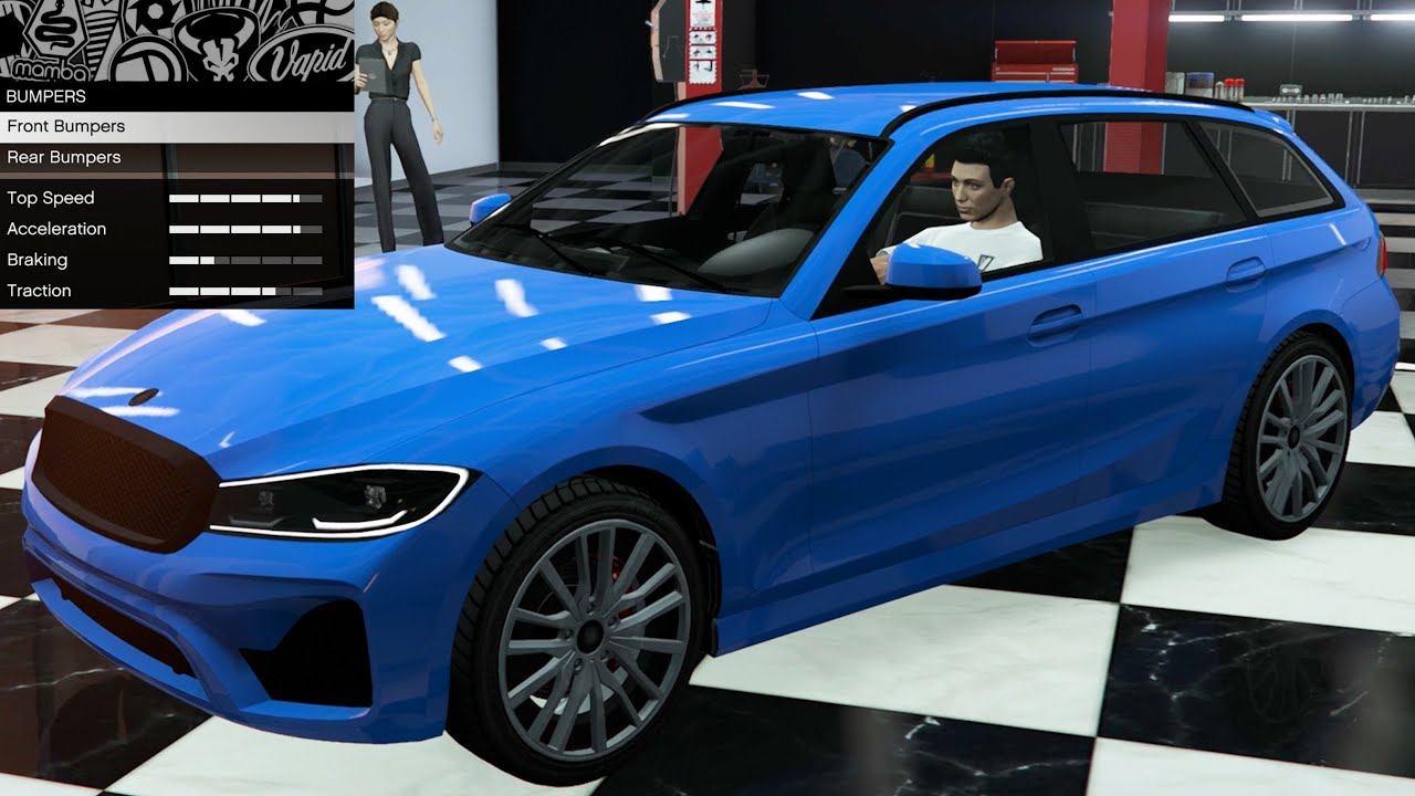 GTA 5 — DLC «Настройка транспортного средства» — Ubermacht Rhinehart (BMW 3 серии Touring)