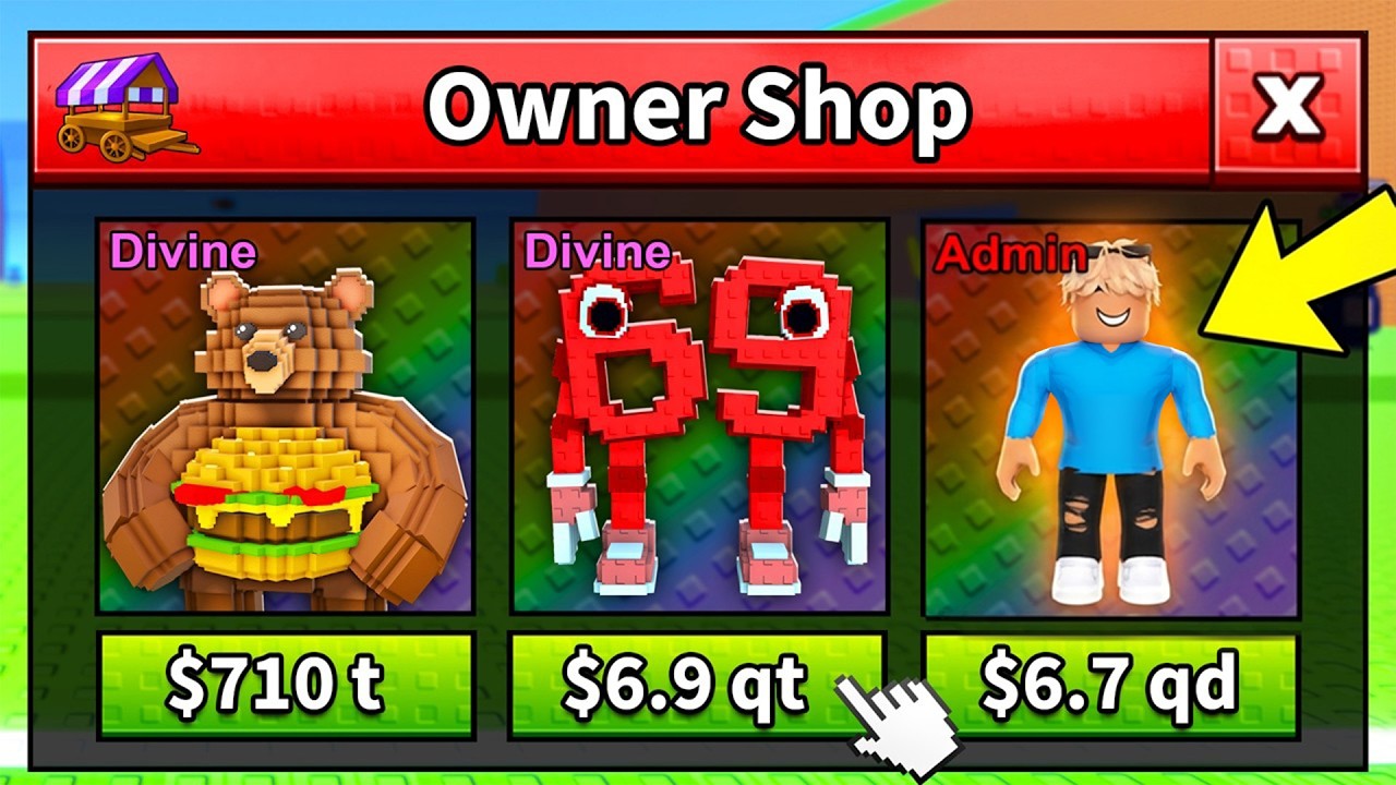 Escape Tsunami, aber ich kann OWNER BRAINROTS KAUFEN!?