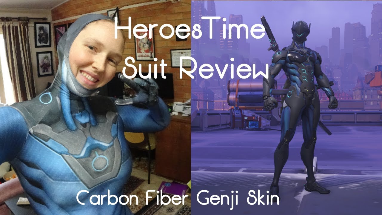 Carbon Fiber Genji HerosTime Cosplay Suit Review