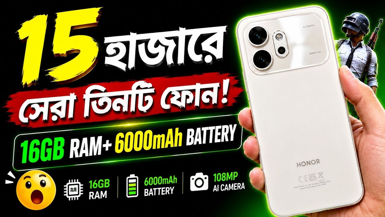 Buy These 3 Insane Phones for 15k! 16GB RAM + 108MP, 6000mAh | Top 3 Best Phones Under 15k