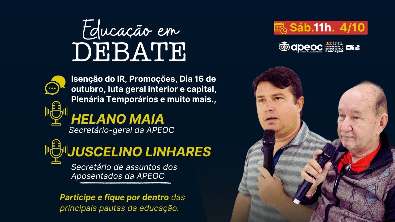 📢 PARA GERAL 16 DE OUTUBRO, PROMOÇÕES, IMPOSTO DE RENDA, PECs E MUITO MAIS!