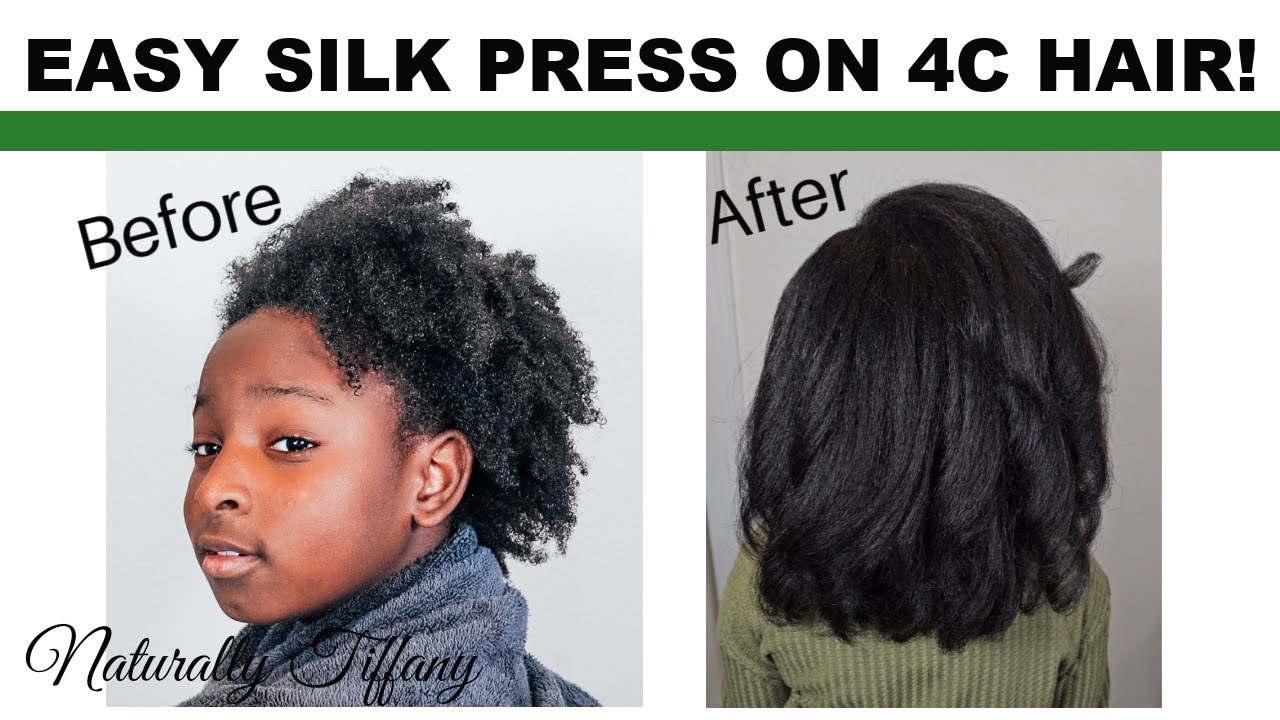 Simple Silk Press | Type 4C Hair | Kids Natural Haircare