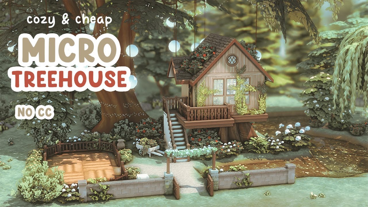 Building a Micro Treehouse in The Sims 4 🌳