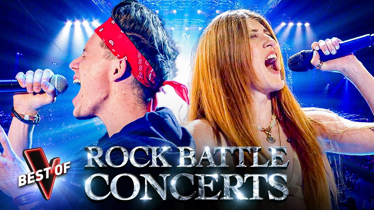 The Very Best ROCK BATTLES on The Voice 🤘