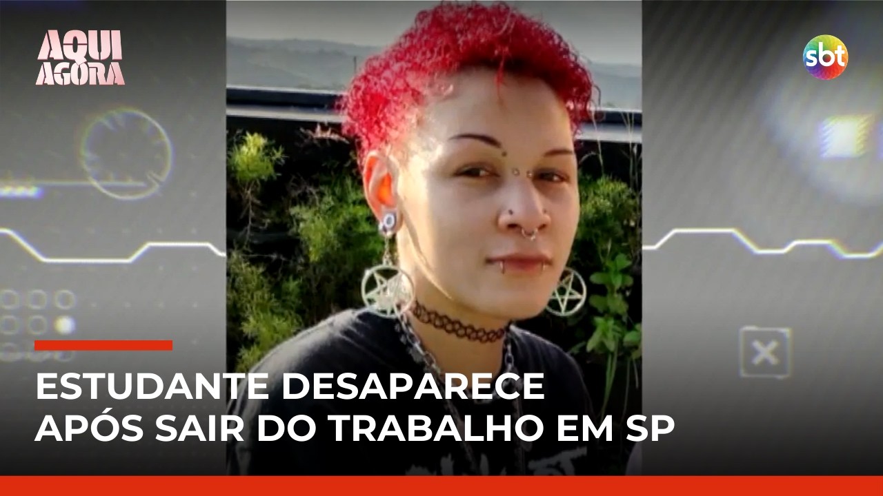 Mistério em SP: estudante de 22 anos desaparece e último sinal do celular intriga | #AquiAgora