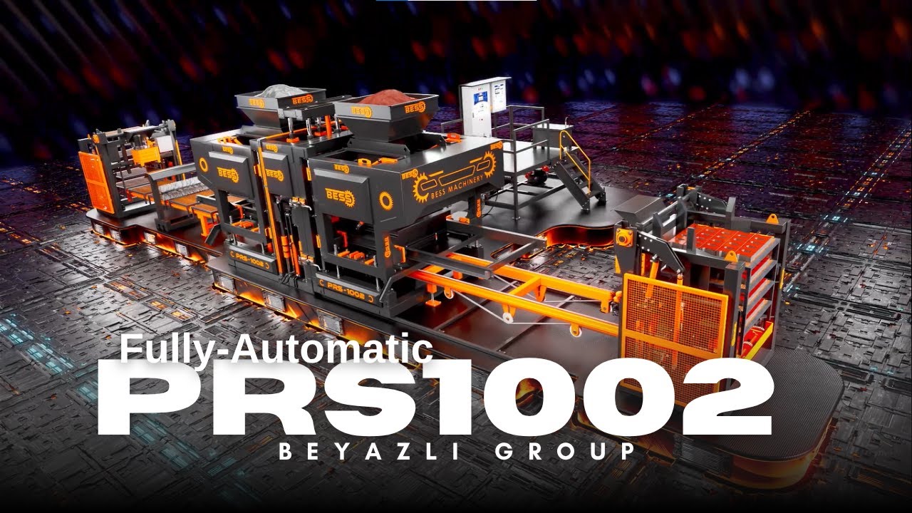 PRS 1002 Fully Automatic Brick and Paver Block Machine &ndash; Low Labor & Automatic Control!
