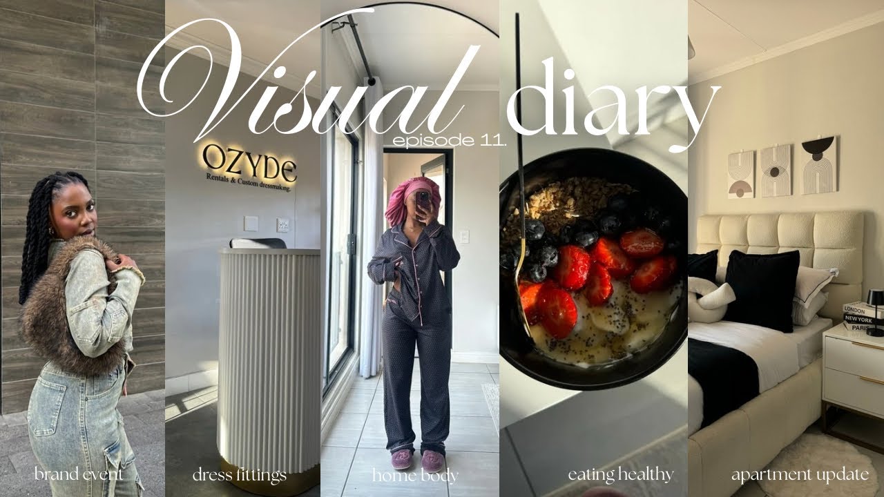 VISUAL DIARY:apartment update+wedding dress fittings+maintenance+Maybelline event+club+balanced life