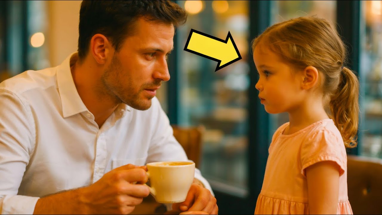 DER MILLIONÄR SPEISTE ALLEIN… BIS EIN KLEINES MÄDCHEN HEREINKOMMT UND SAGT   MAMA KOMMT GLEICH
