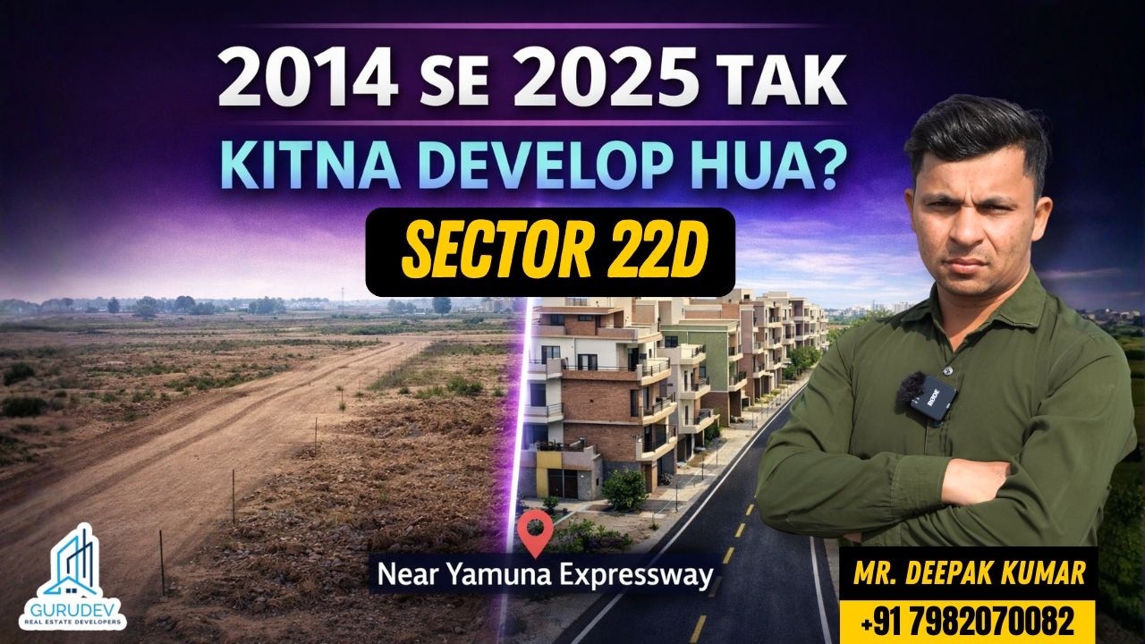 Sector 22D Full Ground Development Status | Yamuna Expressway Authority Plots