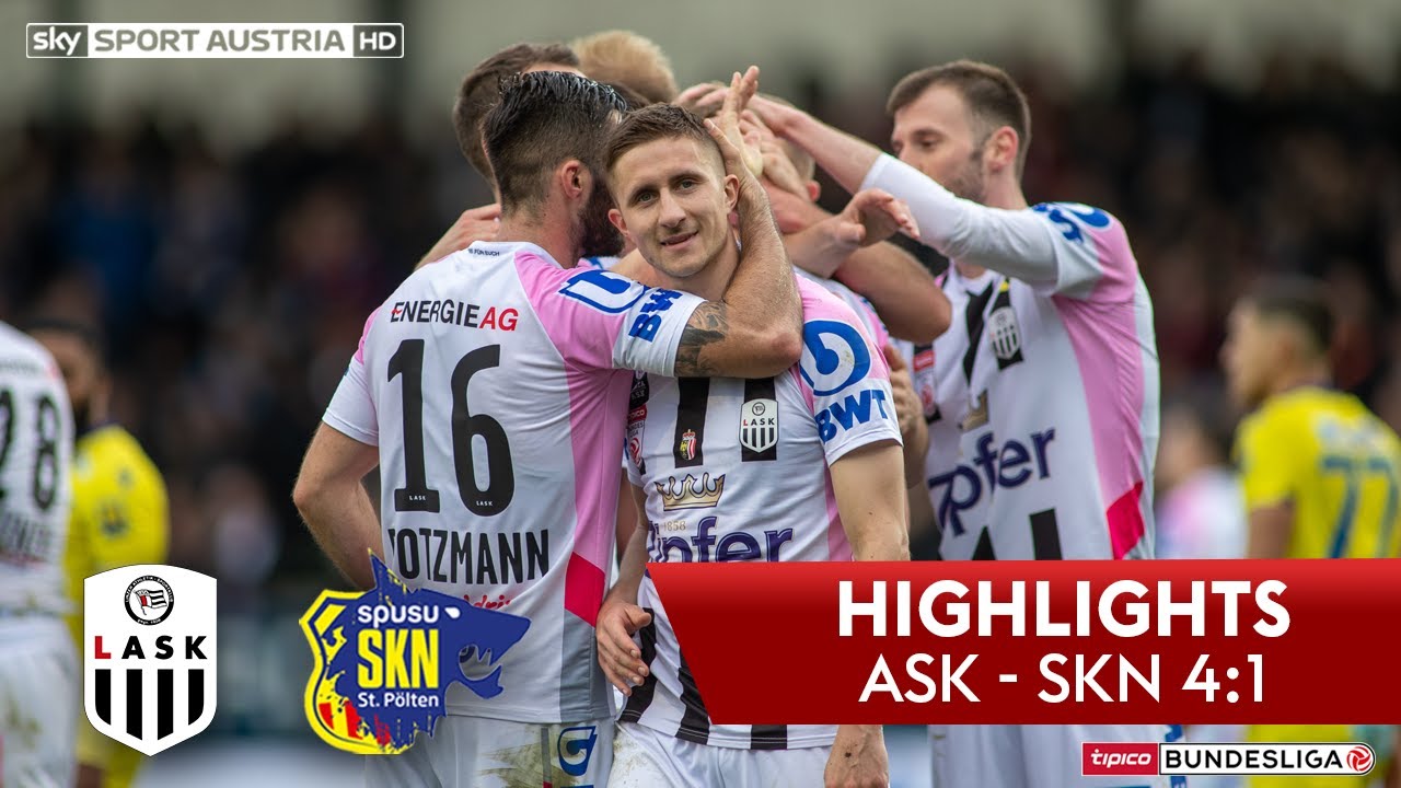 tipico Bundesliga, 20. Runde: LASK - spusu SKN St. P&ouml;lten 4:1
