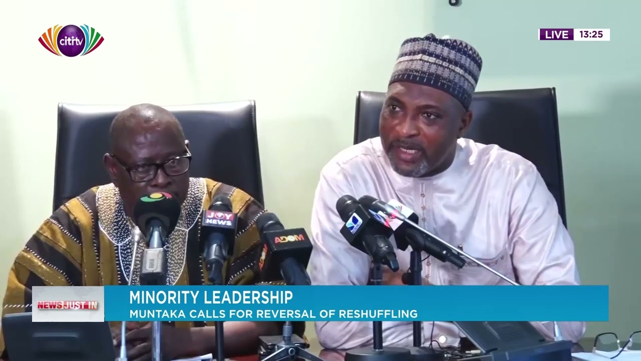 We were not consulted prior to Minority leadership reshuffle &ndash; Muntaka