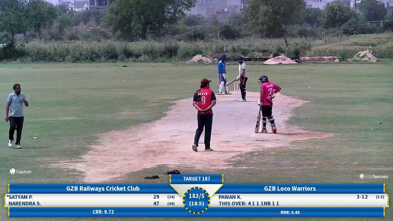 GZB Loco Warriors vs GZB Railways Cricket Club live cricket match | 31-Mar-26 07:47 AM 20 live - Su