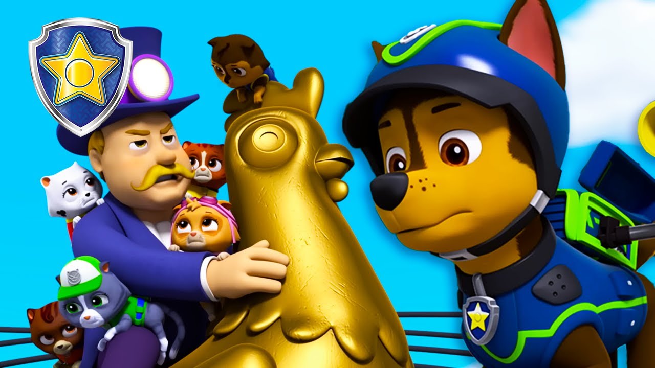 Chase Saves Chickaletta’s Statue 🐔 | Chase Official Channel | PAW Patrol