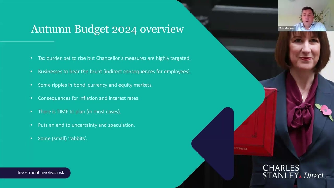 OnDemand Webinar 2024 Autumn budget: Pensions, tax and your money