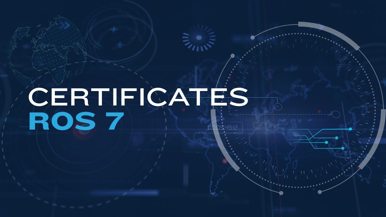 Certyfikaty w RouterOS 7 — import, eksport i zarządzanie