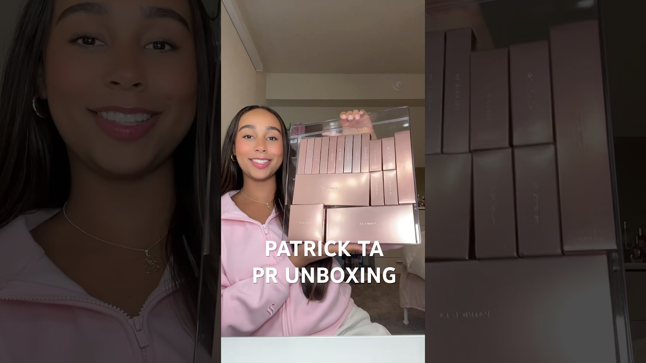 let’s unbox some makeup from patrick ta beauty￼🥹💕 | 