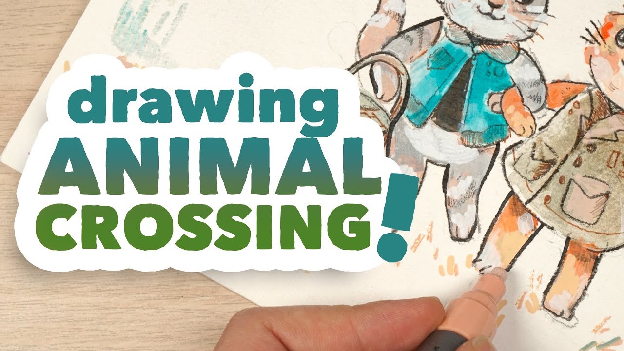 Рисуем персонажей Animal Crossing! [Распаковываем апгрейды и рисуем вместе со мной]