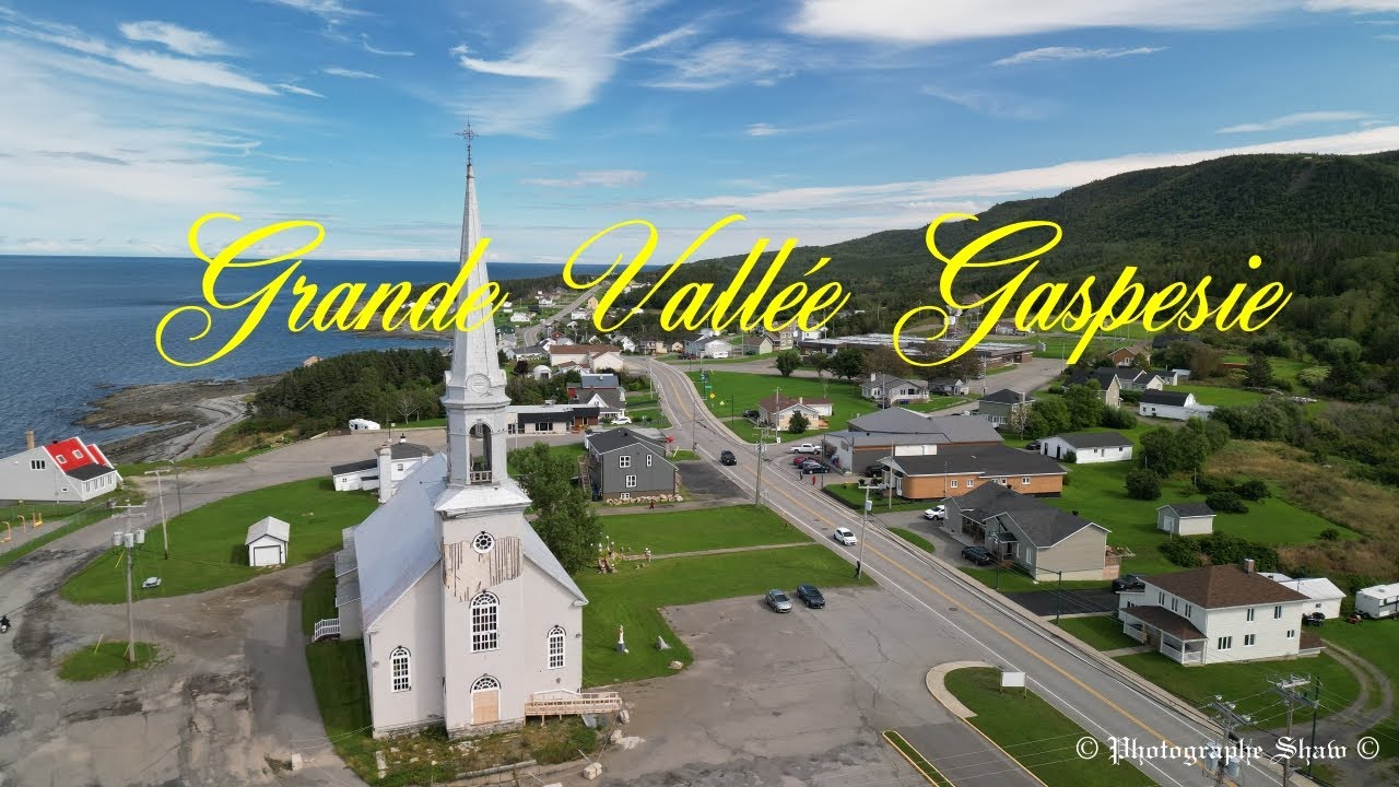 Grande Vallée Gaspesie Québec Canada 🍁 Mavic Mini3 Pro 😎2023