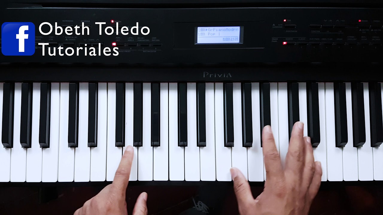 Acordes Mayores Piano PRINCIPIANTES - Obeth Toledo