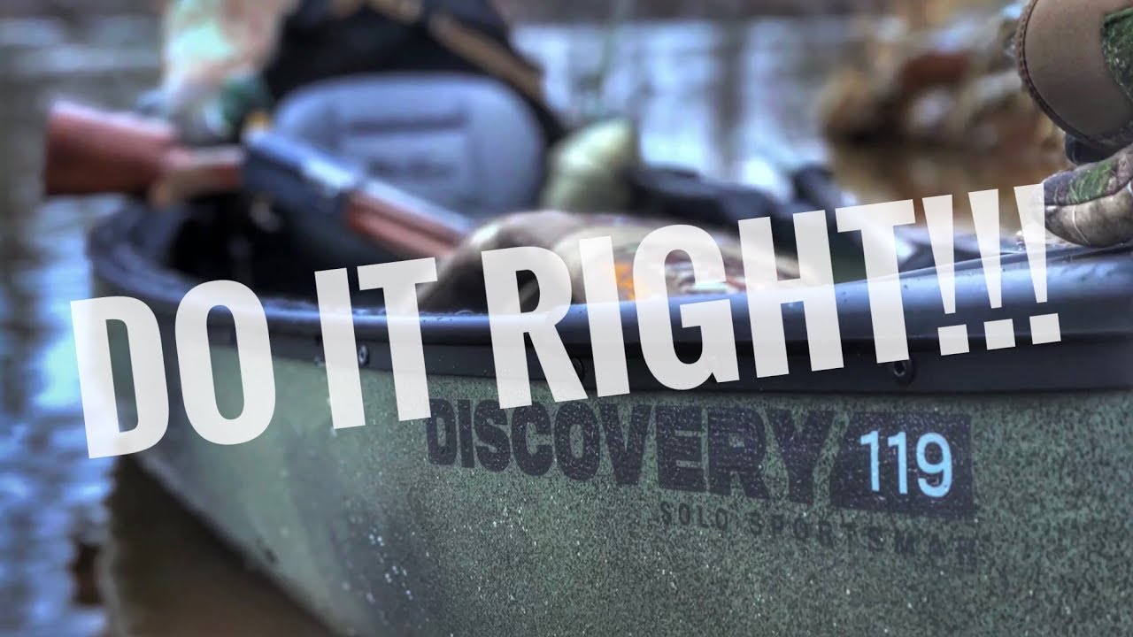 Kayak and Canoe For Duck Hunting - 5 Tips