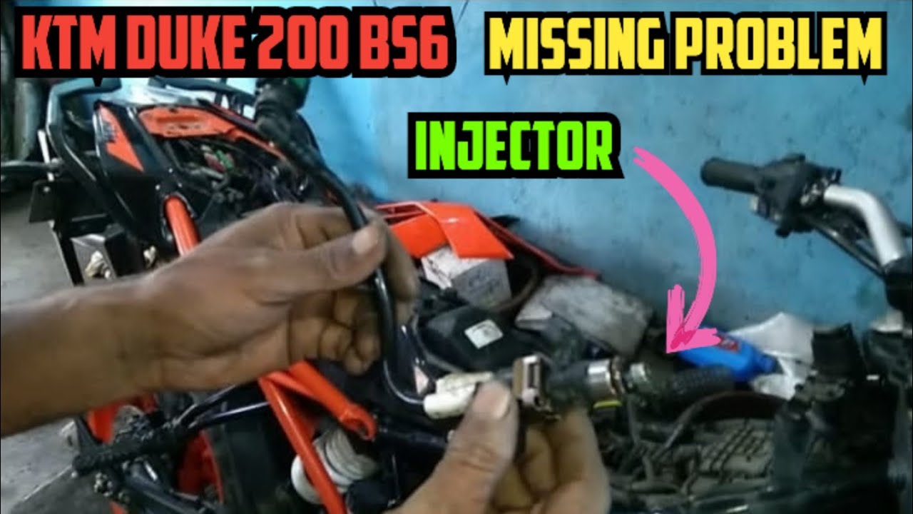 KTM Duke 200 BS6 Missing Problem ( Injector) KTM Duke 200 BS6 मिसिंग प्रॉब्लम (इंजेक्टर) #viralvideo