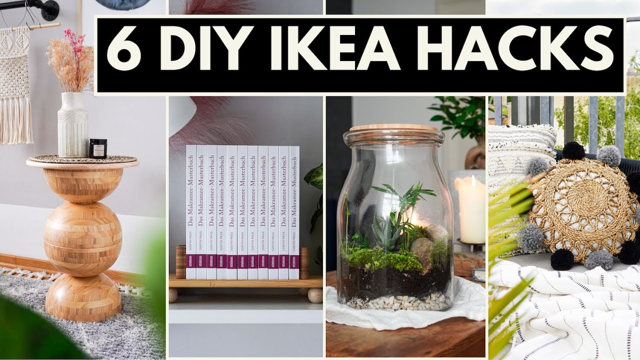 6 DIY IKEA HACKS | Upcycling ideas for your home that you'll love! Интерьер в стиле бохо/сканди