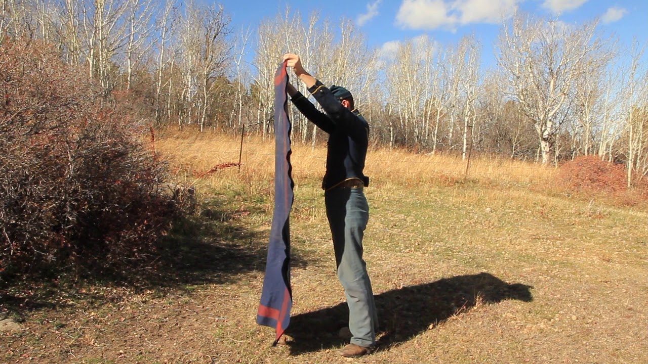 Civil War Cavalry: Folding the Saddle Blanket