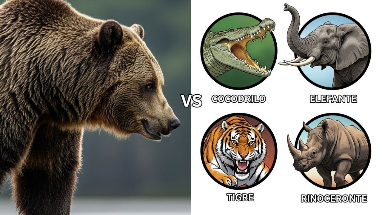 Todos los Animales que Derrotan al Oso Pardo en una Pelea