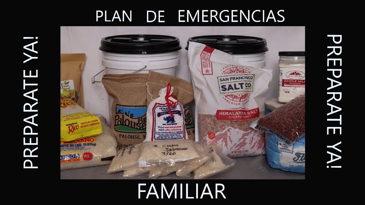 Las Emergencias son inevitable Vlog: Escasez de Alimento Plan de Emergencia 5 Etapas #preppers #shtf