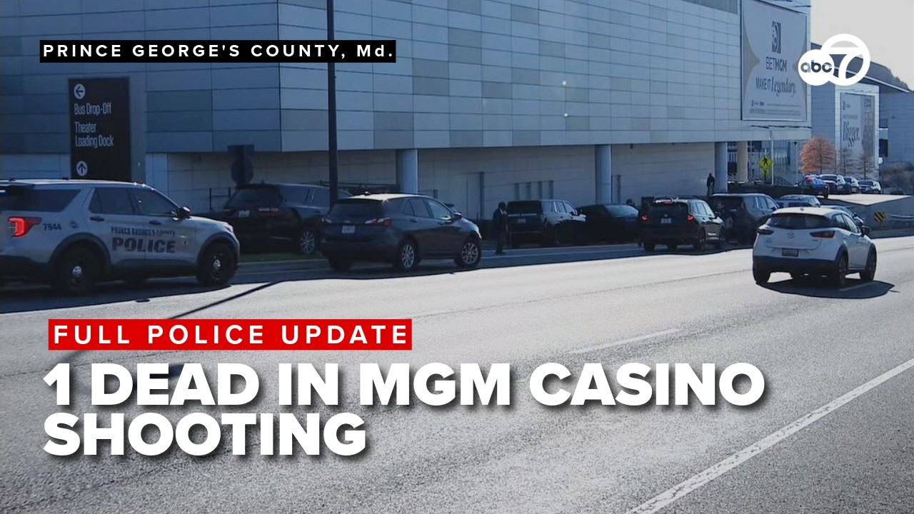 FULL: Police update on shooting at MGM National Harbor Casino in Maryland