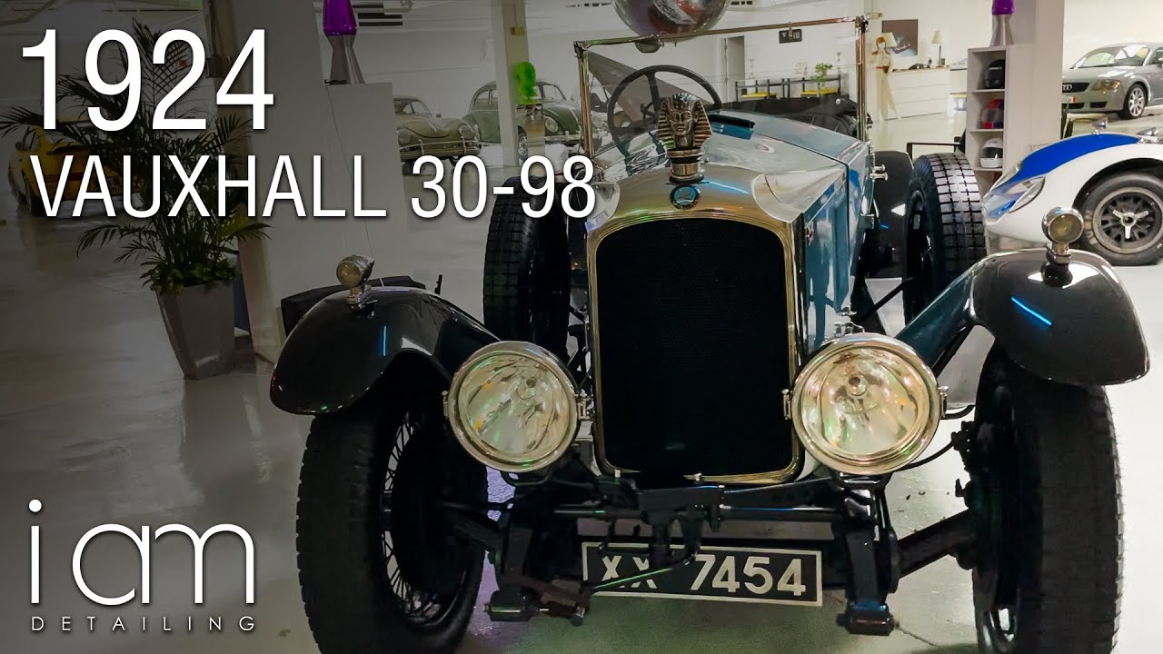 1924 Vauxhall 30-98 || Paint Correction and Wax