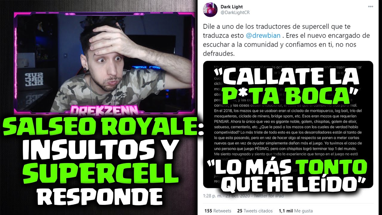 SALSEO ROYALE: INSULTOS y SUPERCELL RESPONDE || 